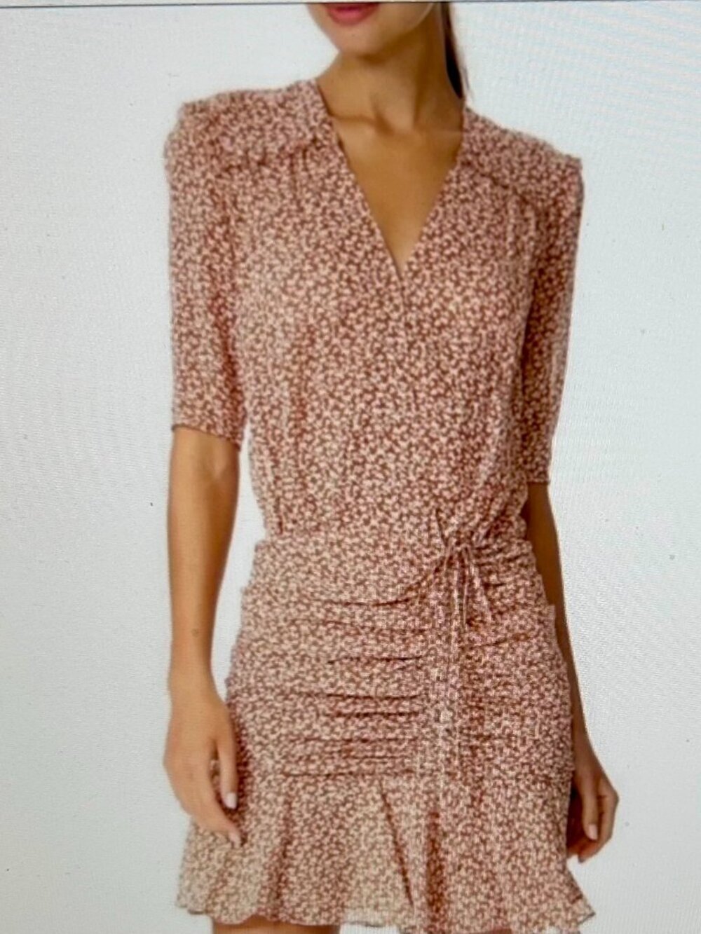 Veronica Beard Dakota Floral Silk Mini Dress Size 4